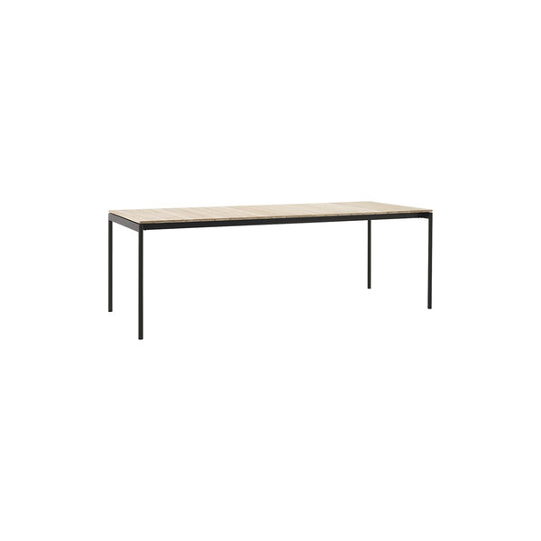 Ville AV26 Outdoor Dining Table, warm black, &Tradition