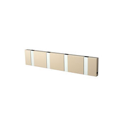 KNAX Horizontal 4 Coat Rack, latte/grey, LoCa