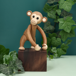 Mojo Monkey wooden figurine, Spring Copenhagen