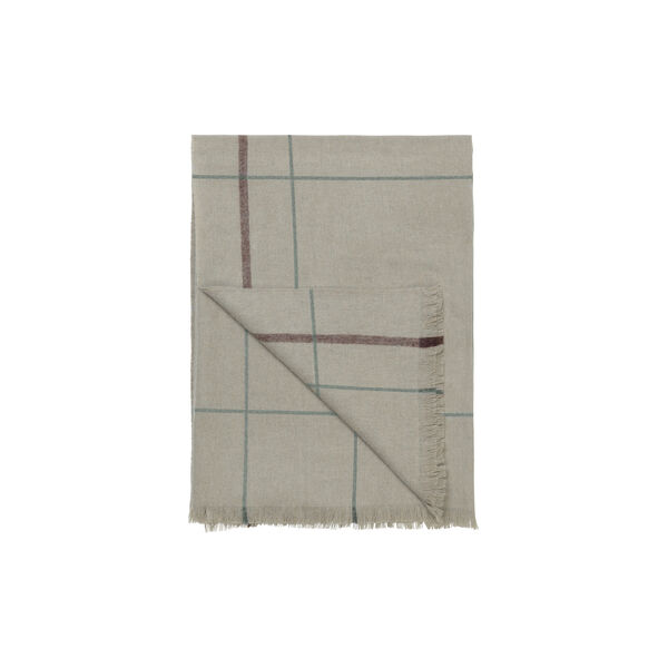 Square Throw, light green, ELVANG