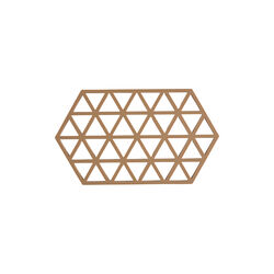 Dreiecke-Topfuntersetzer, helles Terrakotta, Zone Denmark