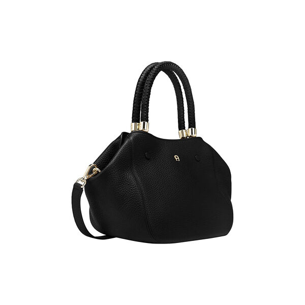 Carr&eacute; Soft Handbag M, black, Aigner