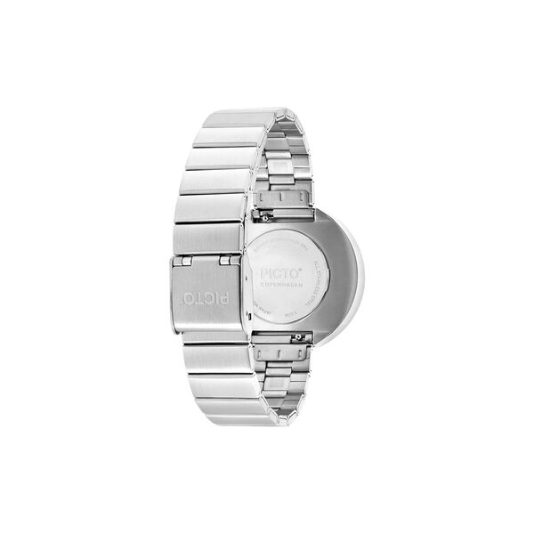 Picto Wrist Watch, black/brushed steel, PICTO