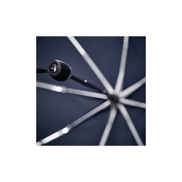 Mini foldable storm umbrella, midnight blue, Senz