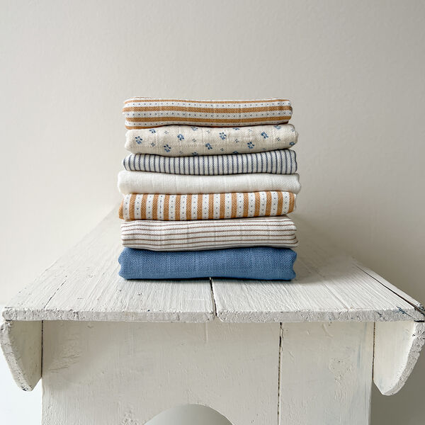 Stoffwindel 2er-Pack, klassische Streifen camel, Cam Cam Copenhagen