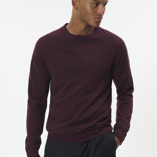 Margrate Pullover, claret melange, Matinique