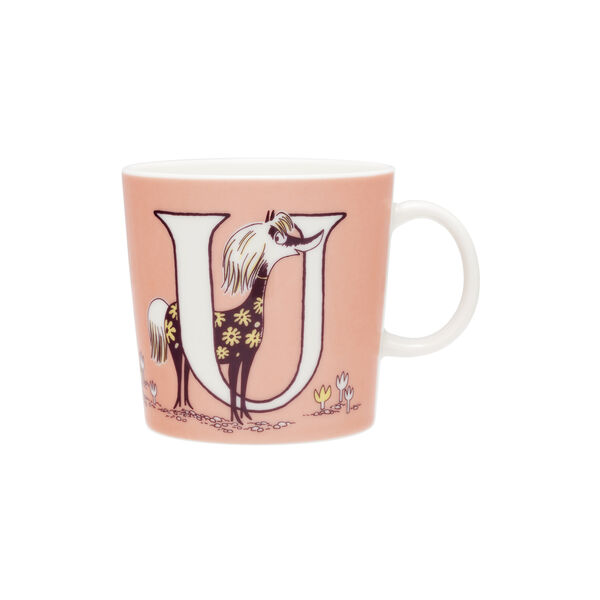 Moomin Mug 40 cl Alphabet U, Moomin Arabia