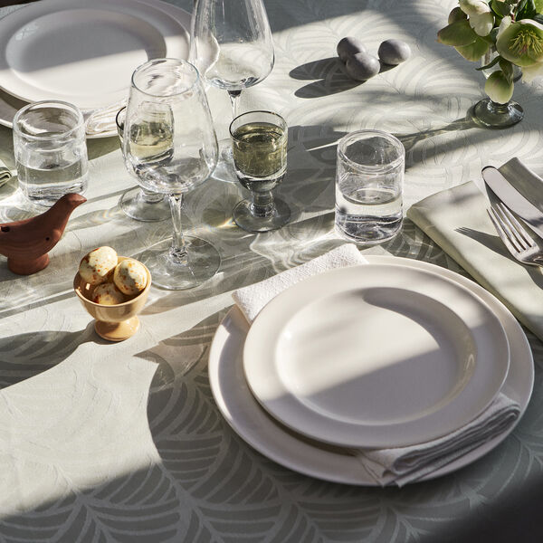 EASTER damask tablecloth, light green, Georg Jensen Damask