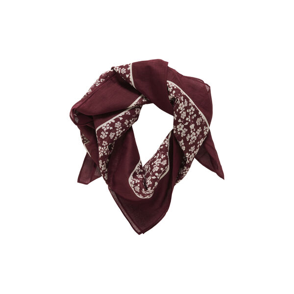 LouiPW Scarf, tawny port mini flower LouiPW Scarf, tawny port mini flower, Part Two