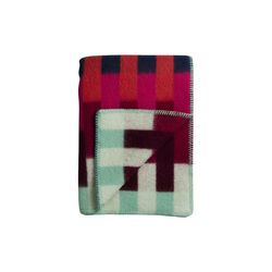 &Aring;smund Bold Plaid, rot/t&uuml;rkis, R&oslash;ros Tweed