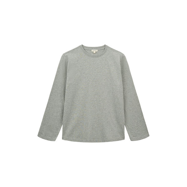 Freya Longsleeve T-Shirt, grey melange Freya Longsleeve T-Shirt, grey melange, Studio Feder