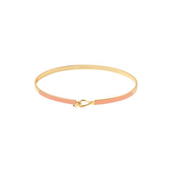 LILY Bracelet, coral orange, bangle up