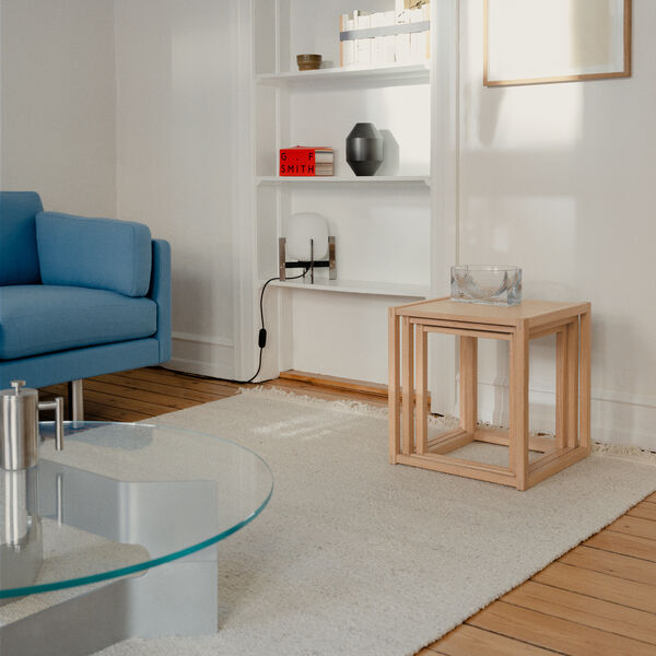 BM375 Satztische, light oiled oak, Fredericia Furniture