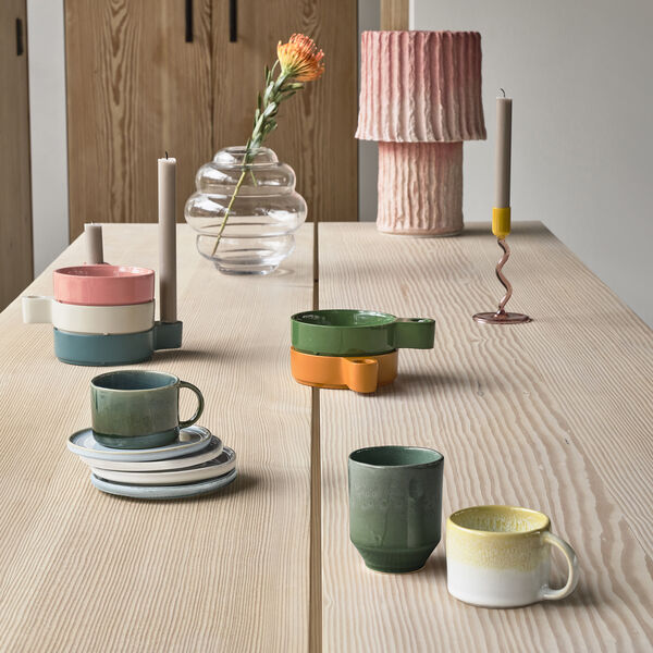 Styles Espressotasse, 2 Stk., gelb/creme, Villa Collection