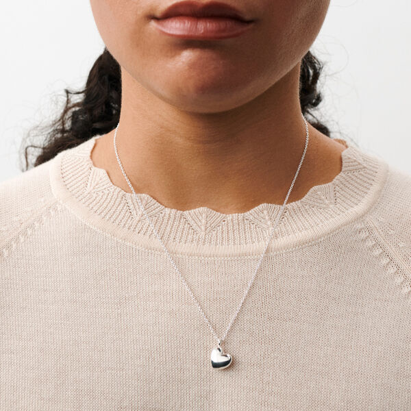Sweetheart Necklace, silver plated, Pernille Corydon Jewellery