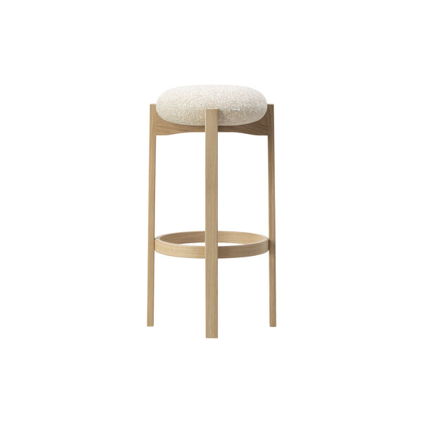 Pioneer Hocker, lackierte Eiche/Zero 0001, Fredericia Furniture