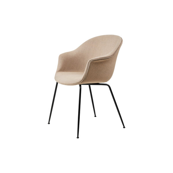 Bat Esszimmerstuhl vollgepolstert, Remix 3 233/schwarz matt, GUBI