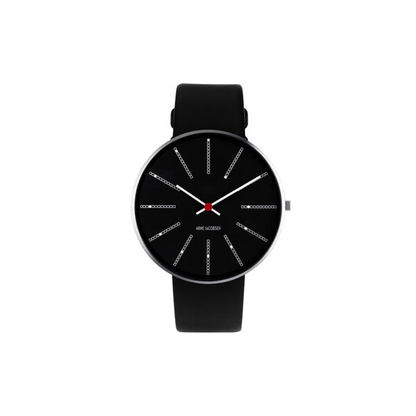 Bankers Armbanduhr, black Bankers Armbanduhr, black, Arne Jacobsen Watches