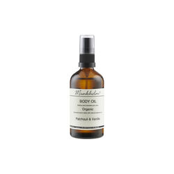 Organic Bodyoil, patchouli & vanilla, Munkholm