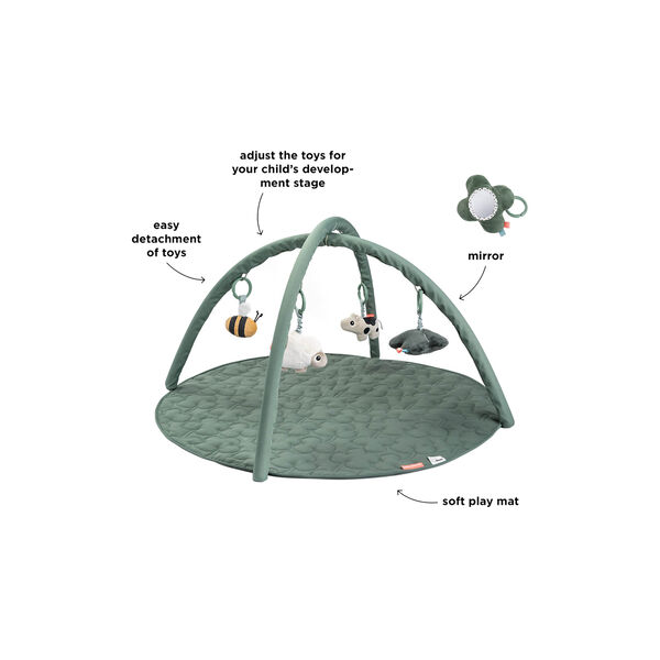 Tiny Farm Aktivitätsspieldecke, grün, Done by Deer