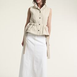 Jinzu long skirt, wei&szlig;, BITTE KAI RAND