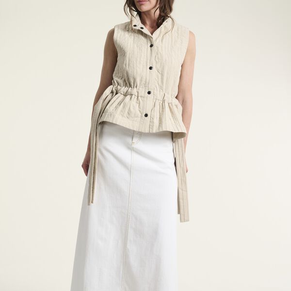 Jinzu long skirt, wei&szlig;, BITTE KAI RAND