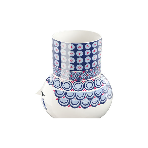 Olga Vase, blau, Bjørn Wiinblad