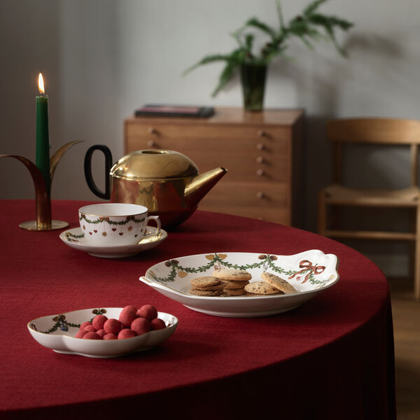 Star Fluted Jul fad, 27 cm, Royal Copenhagen