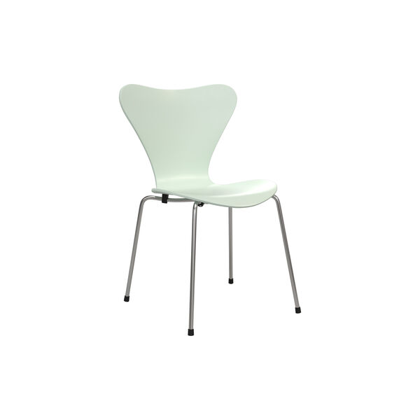 Series 7&trade; 7:14 AM Dining Chair, green/chrome, Fritz Hansen