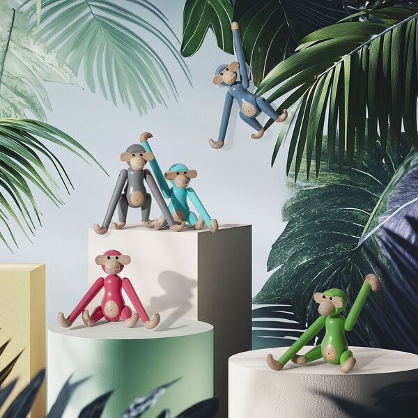 Affe Mini, grau, Kay Bojesen Denmark