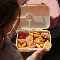 Bento-Lunchbox, lemon aop, Konges Sl&oslash;jd