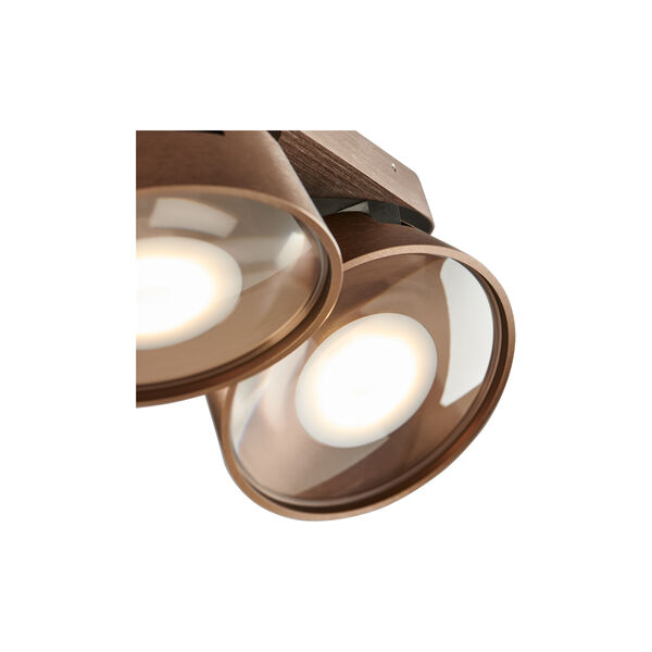 VANTAGE 2+ Ceiling Light, rose gold, LIGHT-POINT