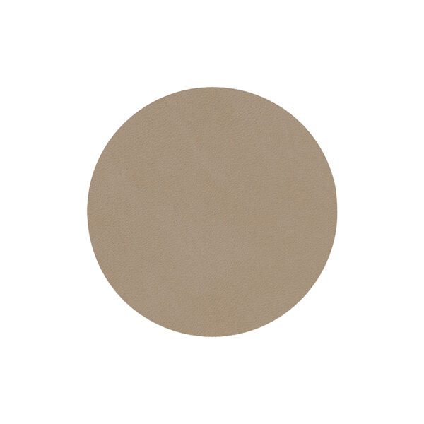 Nupo glass mat Circle, clay brown, LIND DNA