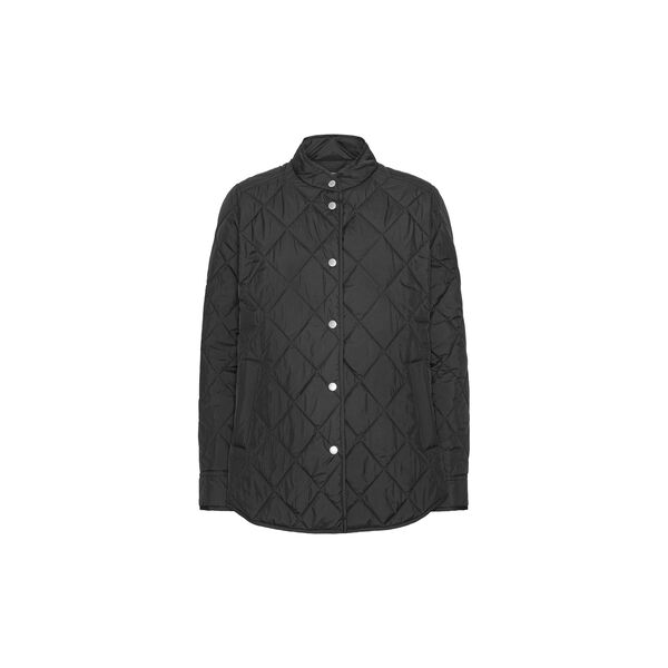 Quilted Shirt Jacket, dark indigo, Ilse Jacobsen Hornb&aelig;k