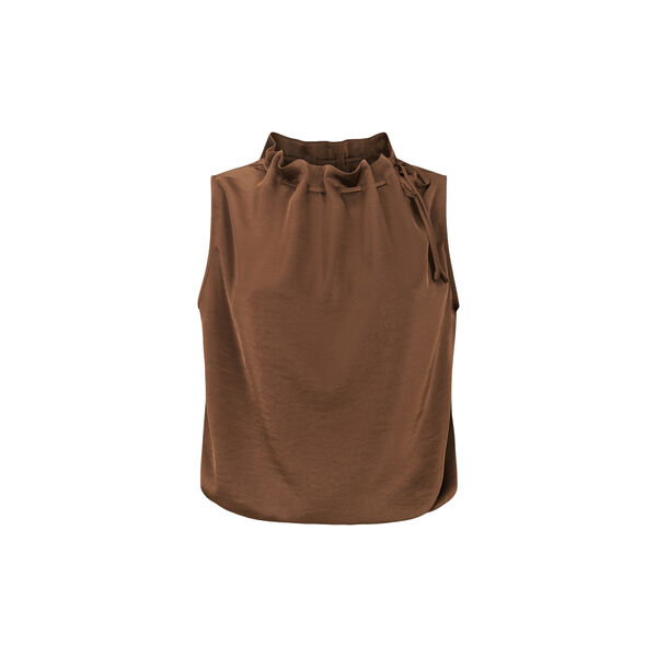 TDAya SL Boatneck Top, bitter chocolate, Tooday