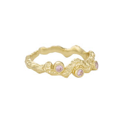 Noora foil ring, baby pink, Pure by Nat
