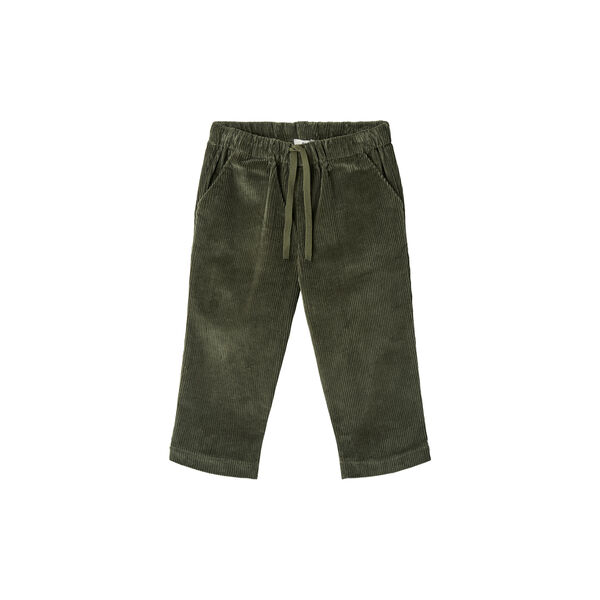 Cordhose mit verstellbarem Bund, dark green, Copenhagen Colors Organics
