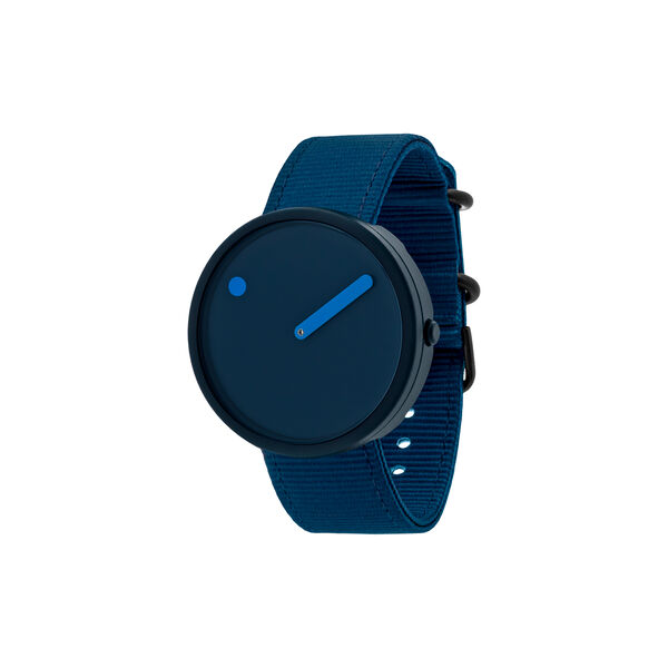 PICTO Wrist Watch, navy blue/matt blue/navy blue, PICTO