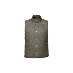Quilted Short Vest, army, Ilse Jacobsen Hornb&aelig;k