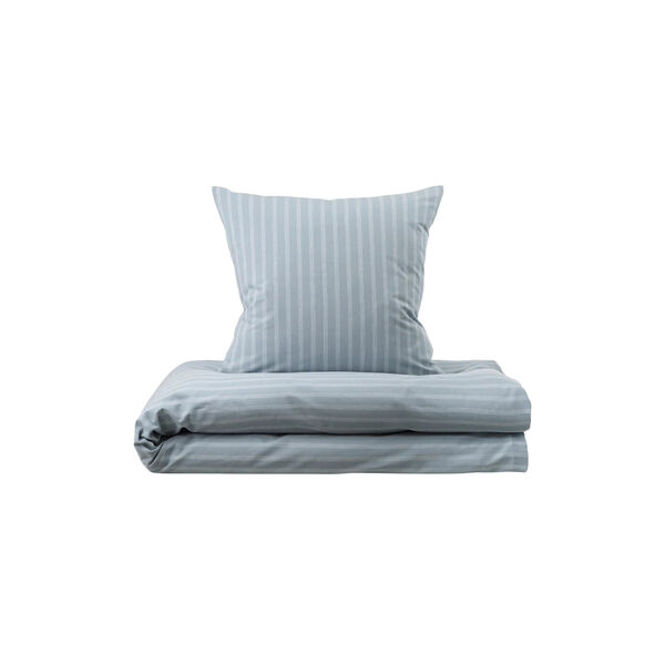 EVEN STRIPE Bedding, blue haze, Georg Jensen Damask