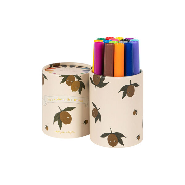 Mein kleines Marker-Set, lemon Mein kleines Marker-Set, lemon, Konges Sløjd