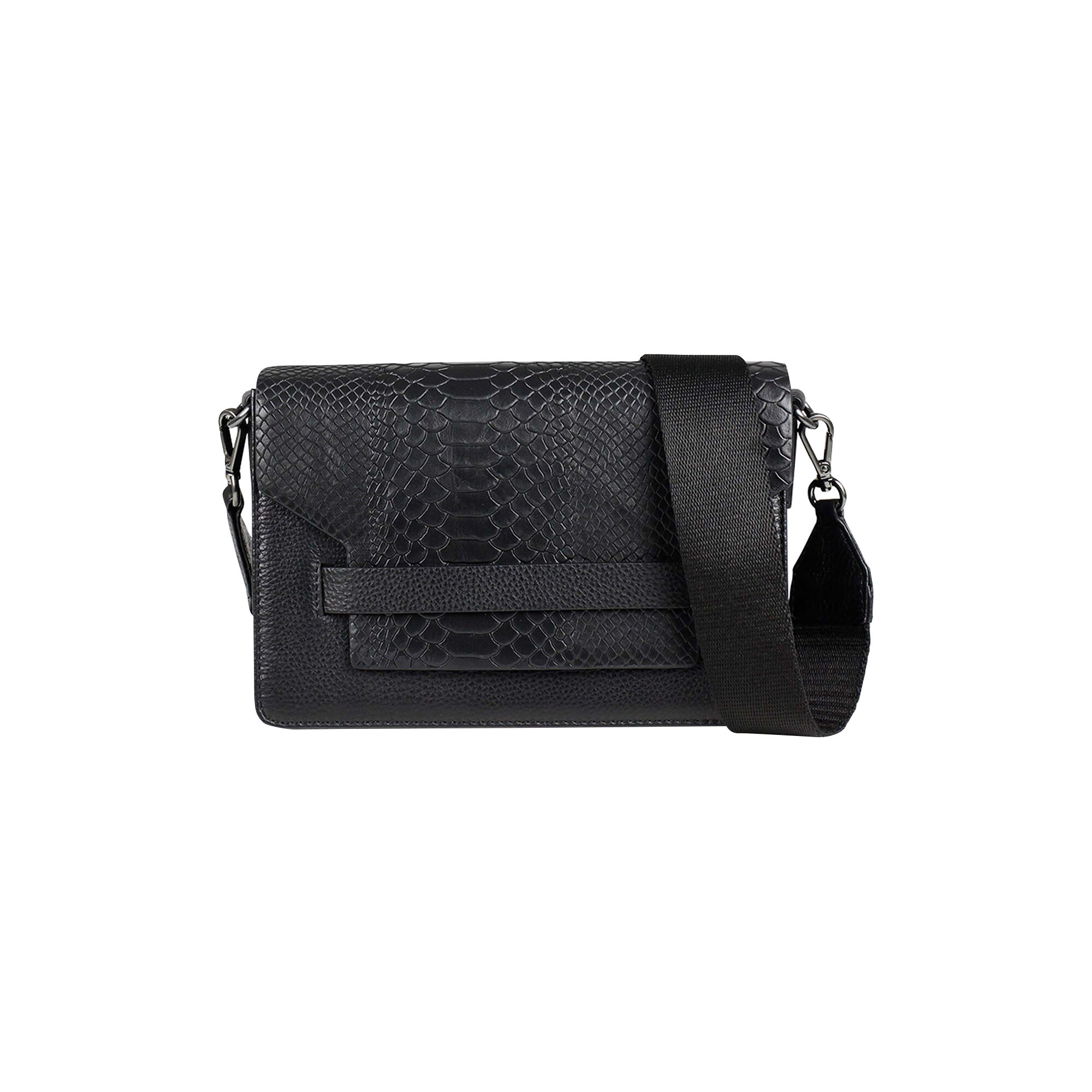 Arabella Crossbody Tasche snake schwarz