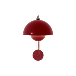 Flowerpot VP8 Wall Lamp, vermilion red, &Tradition