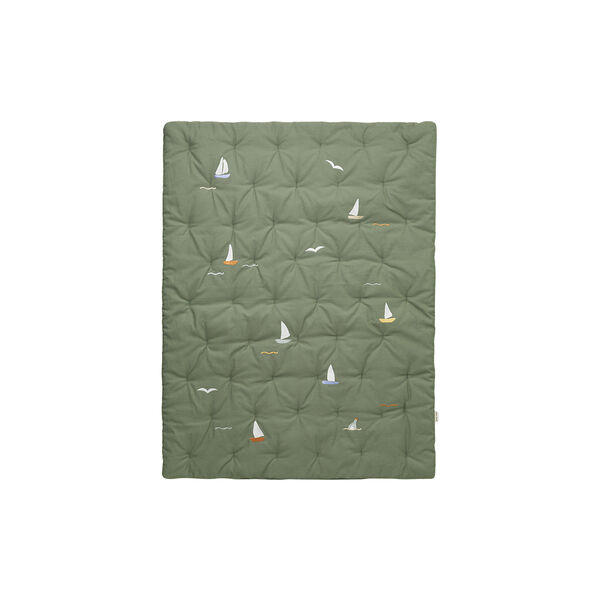 Meri Play Mattress, sailboats, Dear April