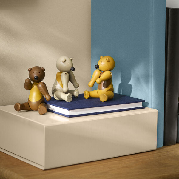 Bear liliput, grey, Kay Bojesen Denmark
