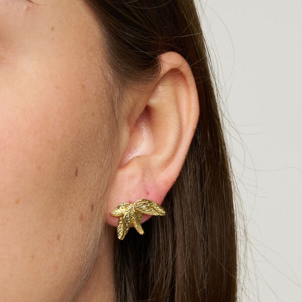 Vilde earrings, silver plated, Pure by Nat