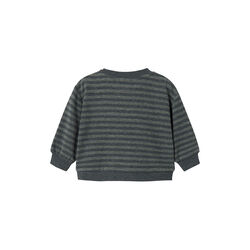 Tammas B Sweatshirt, forest stripe mel., MarMar Copenhagen
