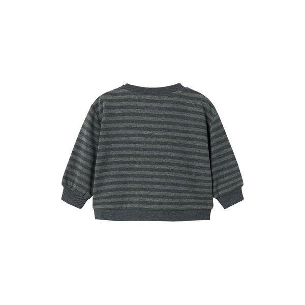 Tammas B Sweatshirt, forest stripe mel., MarMar Copenhagen