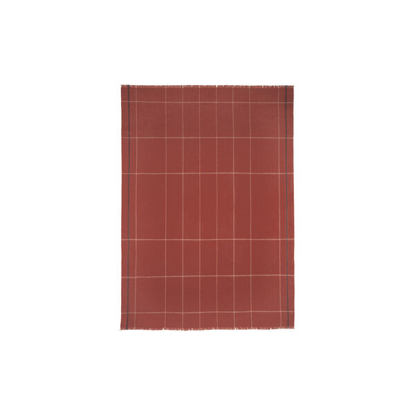Square Throw, rusty red, ELVANG