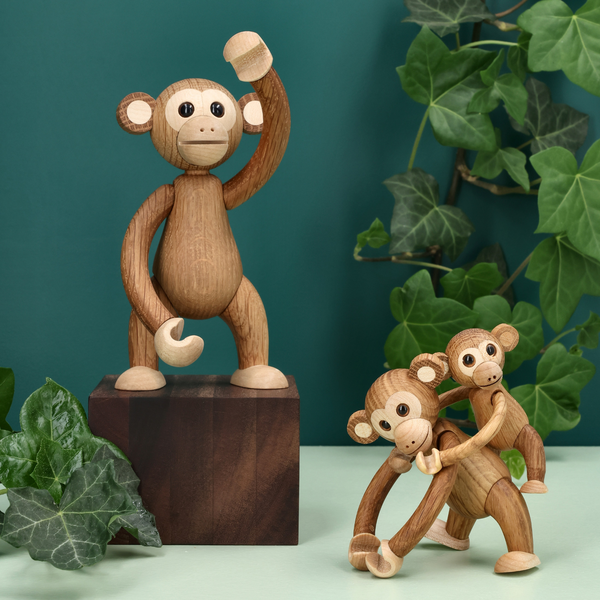 Mojo Monkey wooden figurine, Spring Copenhagen